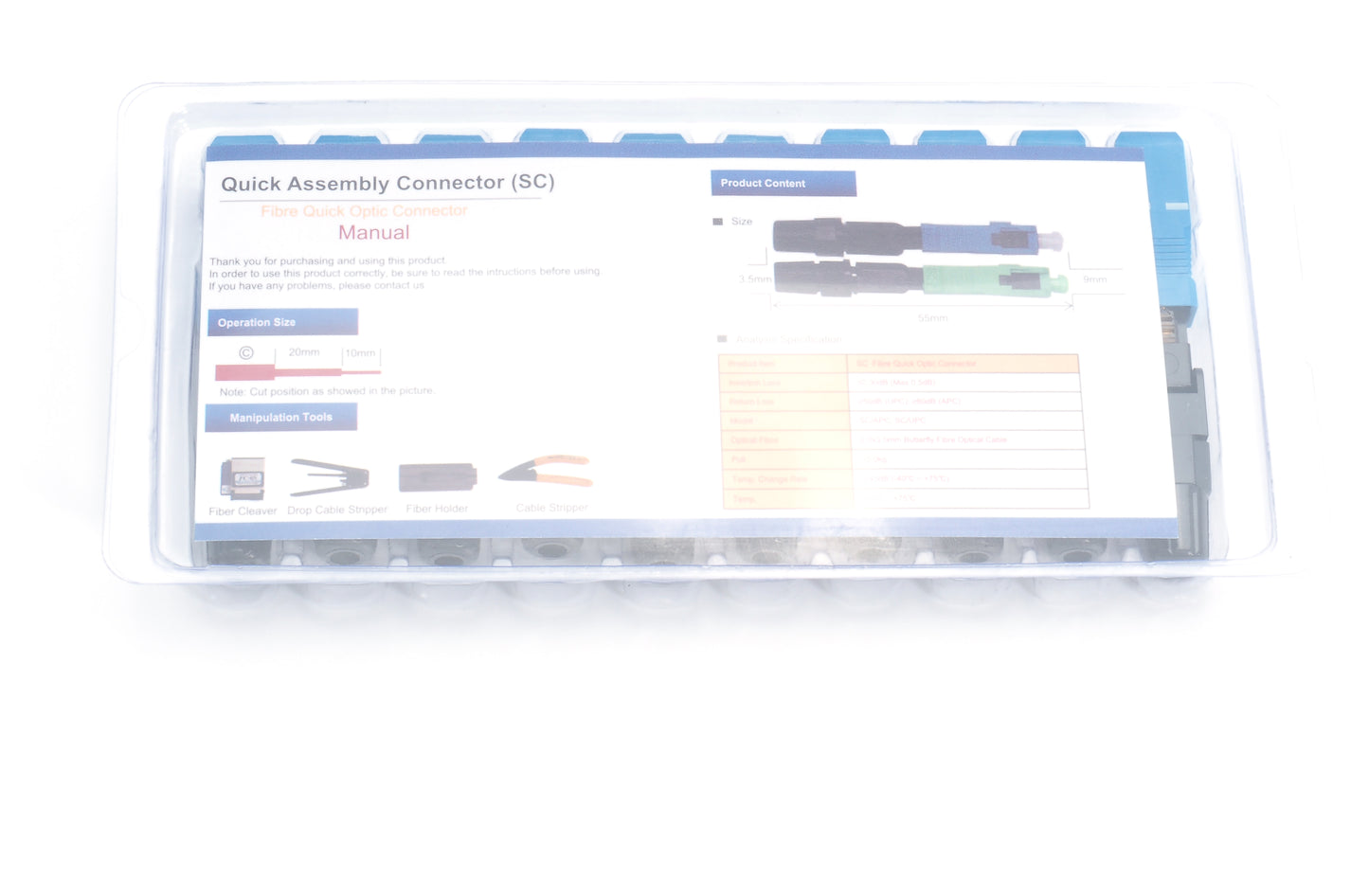 光ファイバコネクター 光コネクター FTTH 光ファイバケーブル SC/UPC 10個入